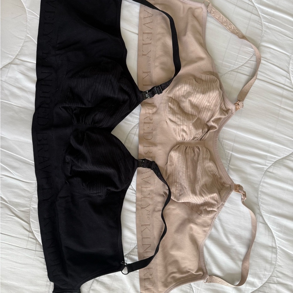 Nursing and pumping bras
